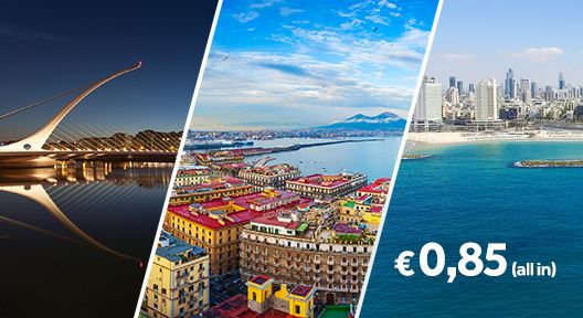 Enjoy special prices in any of TAP Air Cargo's air transport of cargo services aiming to Naples, Telavive and Dublin